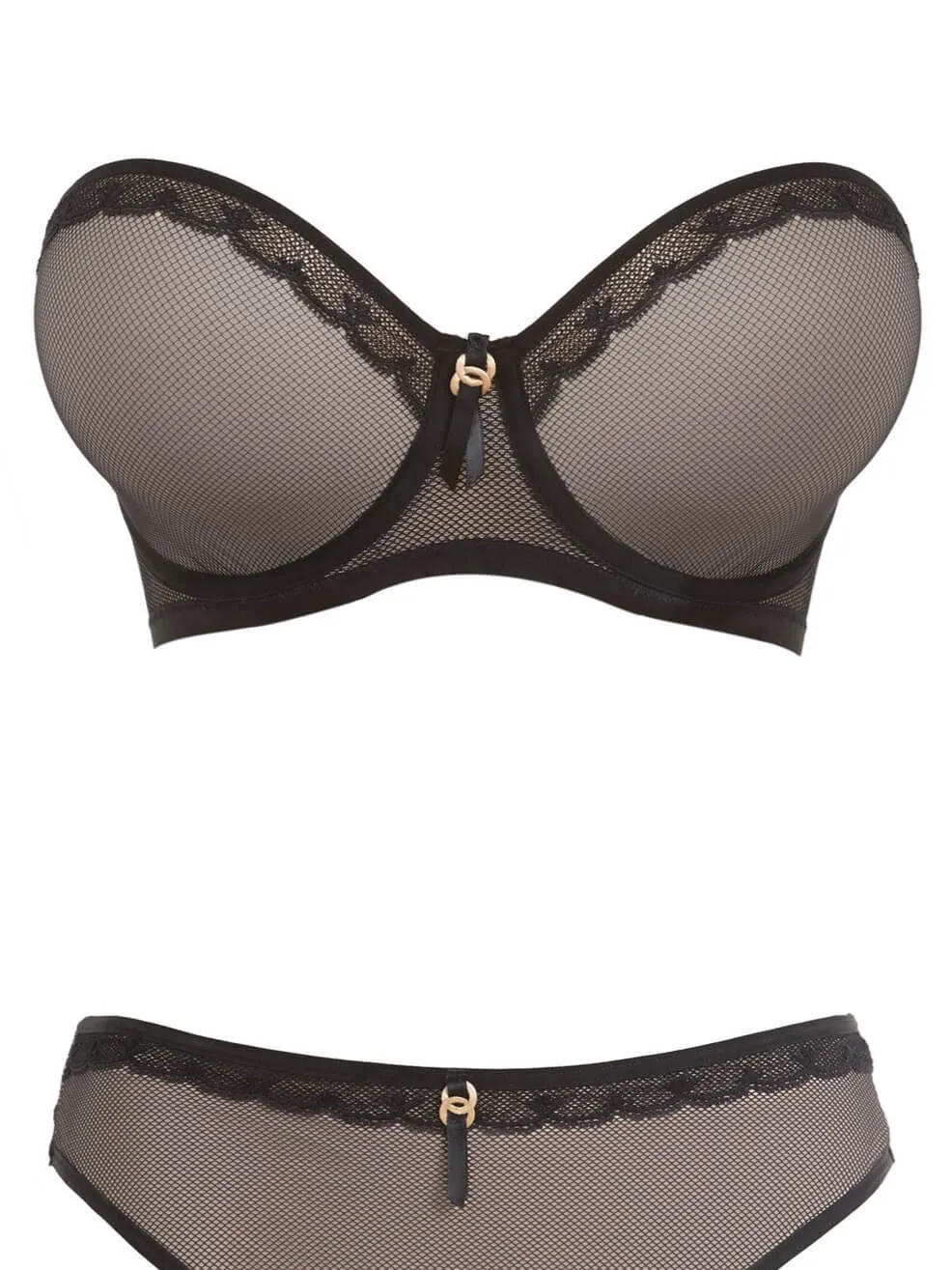 Idol Allure Strapless Bra - Black