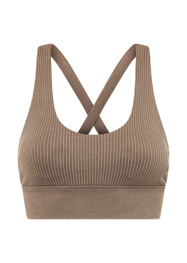 It Girl Wide Rib Seamless Sports Bra