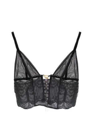 Katrina Sheer Longline Bra