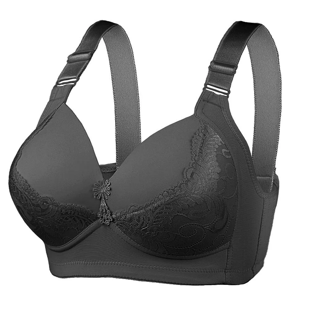 Large Size Big Cup Bra Without Rim Adjustment Sexy Breasts Women's Underwear