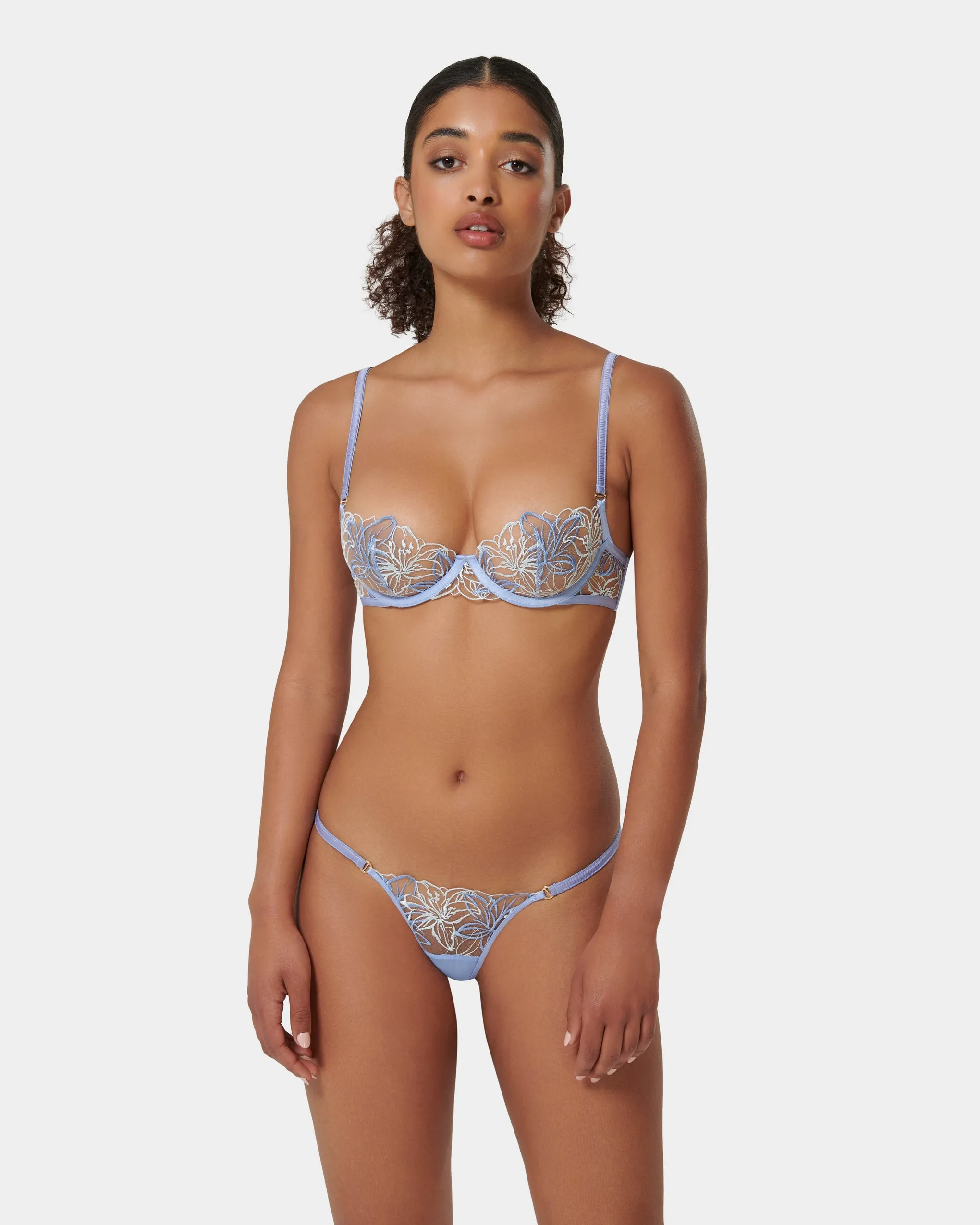 Lilly Brief Hydrangea Blue/Ice Water Blue/Sheer