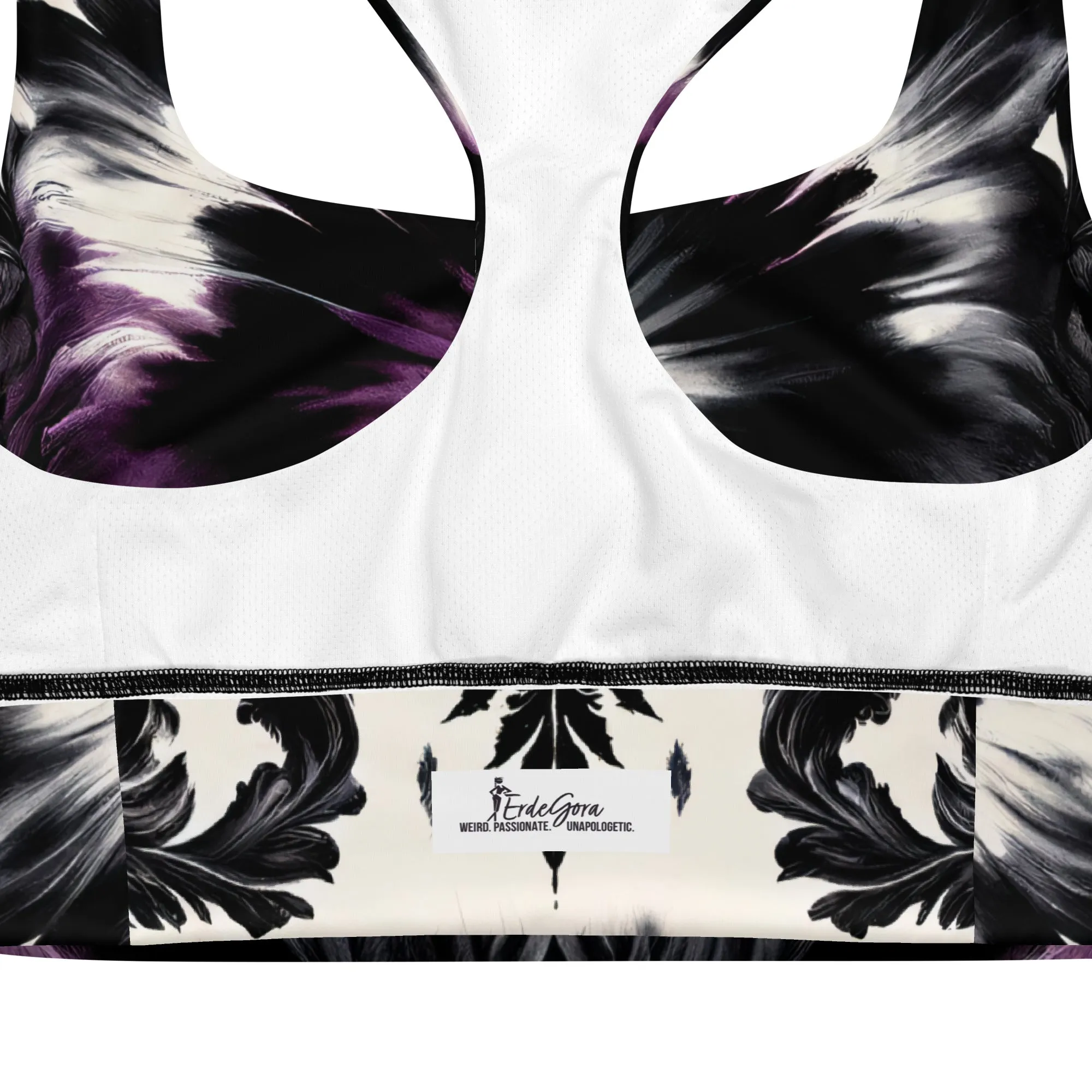 Longline Sports Bra Nightshade Pulse