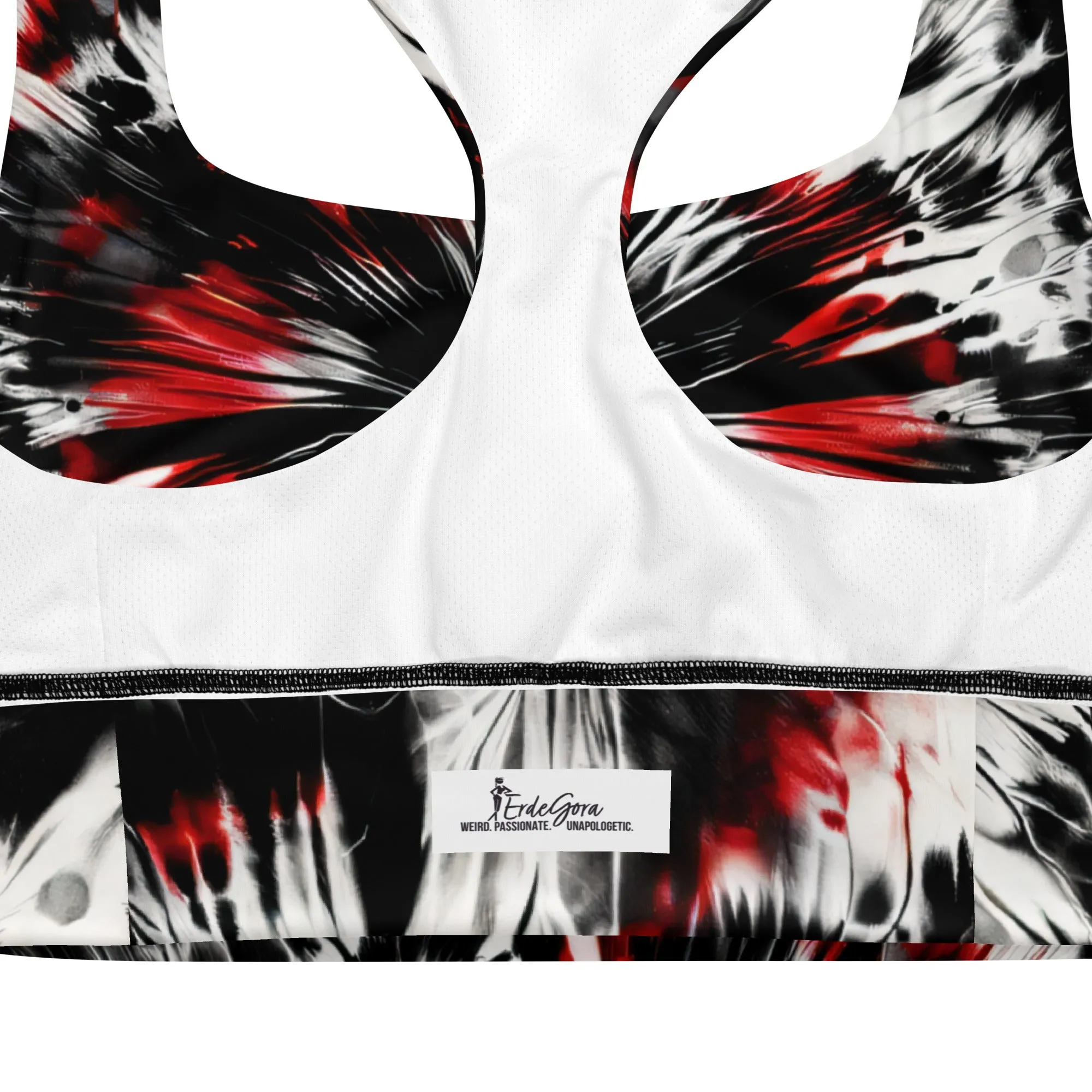 Longline Sports Bra Vampire's Veil