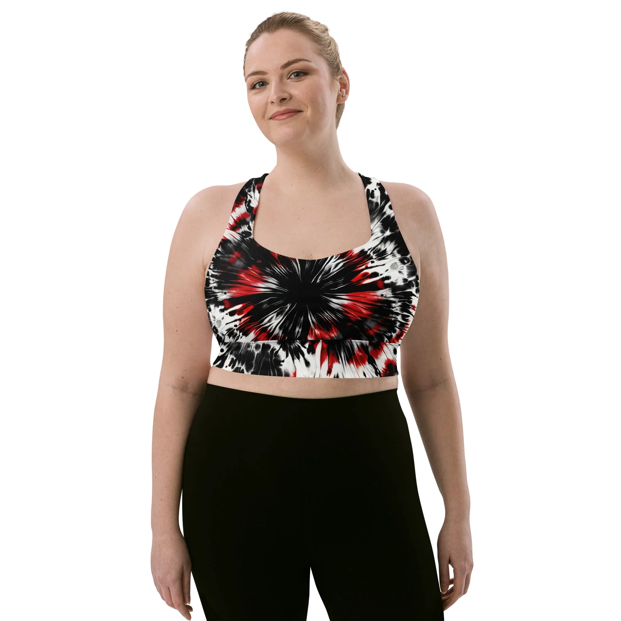 Longline Sports Bra Vampire's Veil