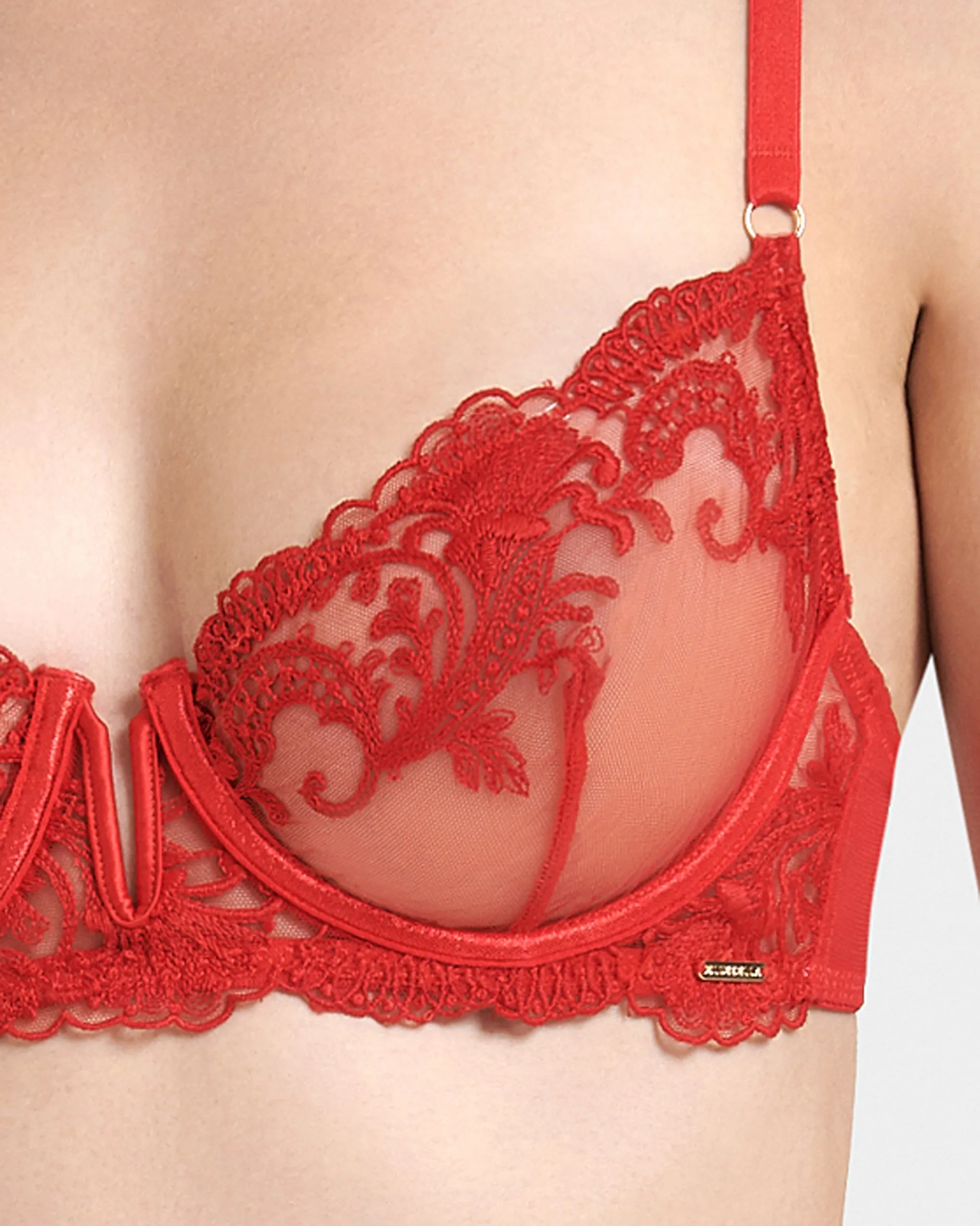 Marseille Wired Bra Red