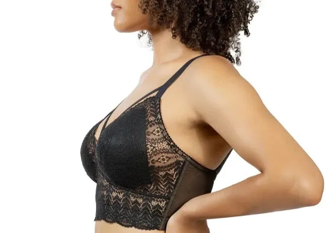 Mia Lace Bralette In Black - Parfait