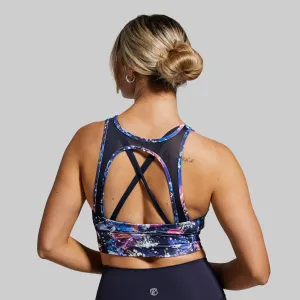 Milk and Muscles Nursing Sports Bra (Garden Galaxy)