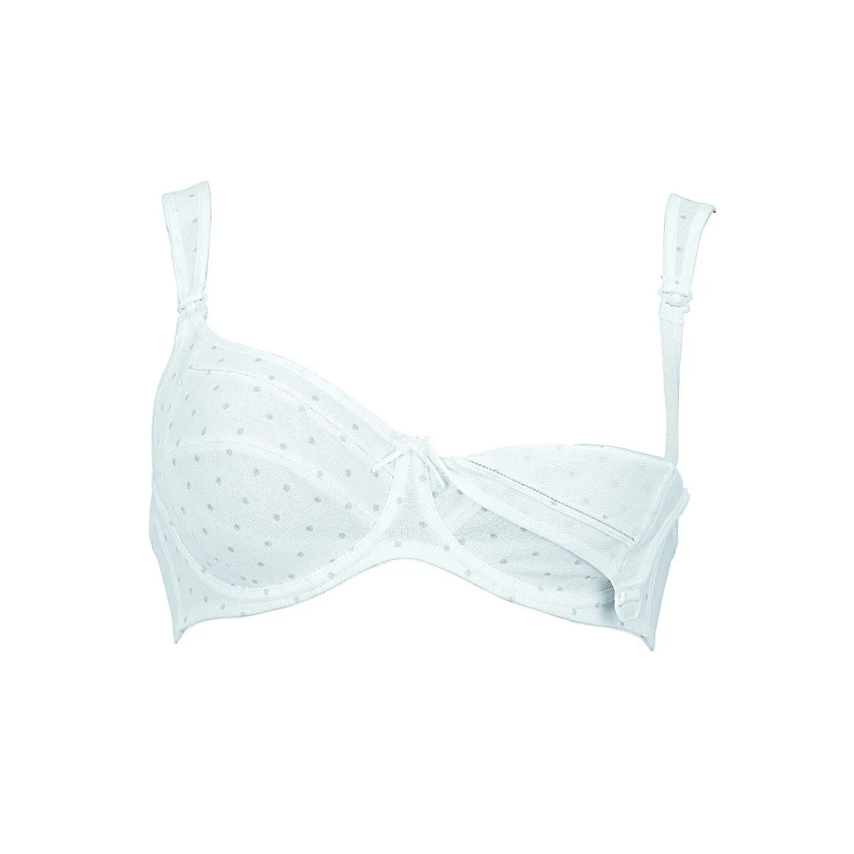 Miss Cotton Pearl White Underwired Nursing Bra - Anita