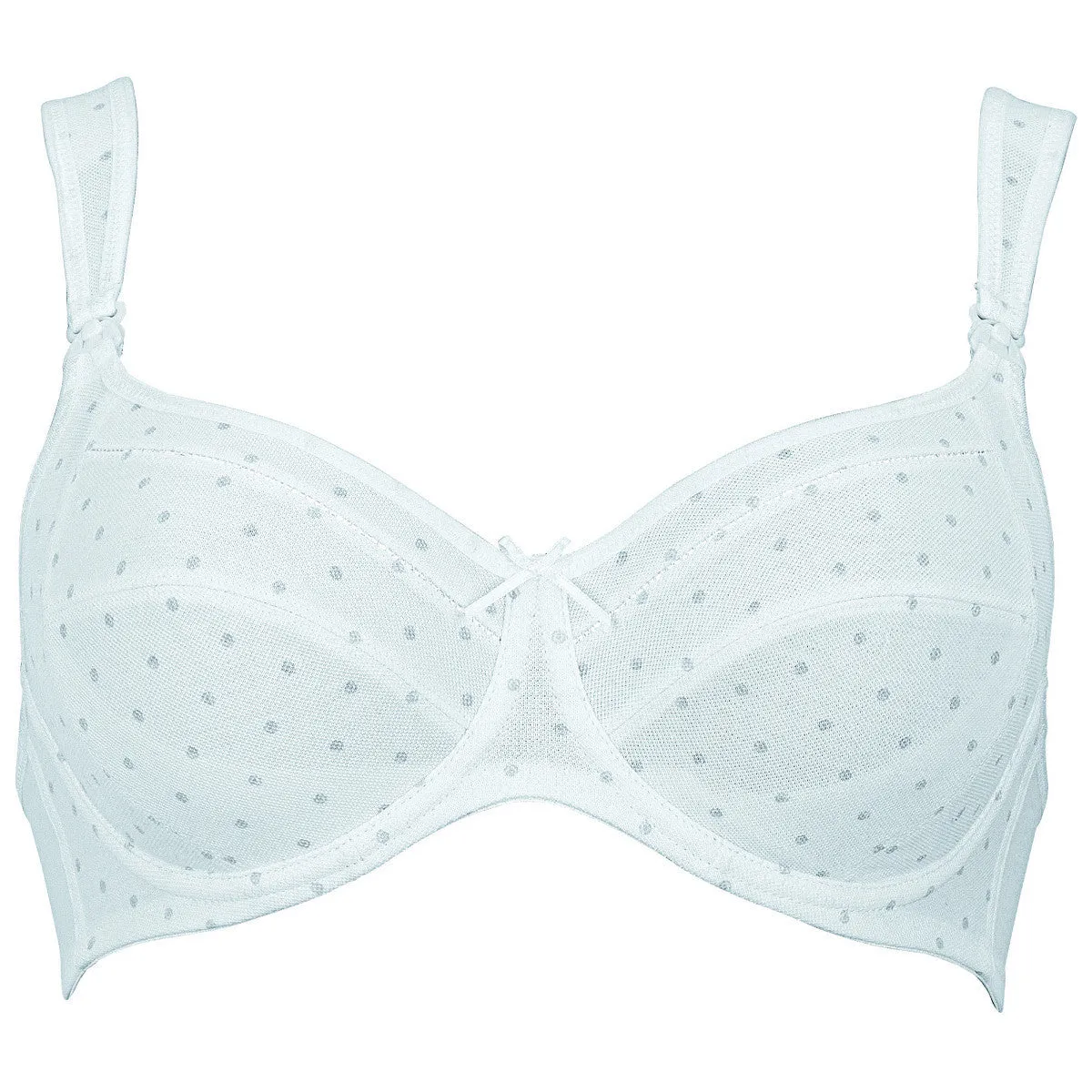 Miss Cotton Pearl White Underwired Nursing Bra - Anita