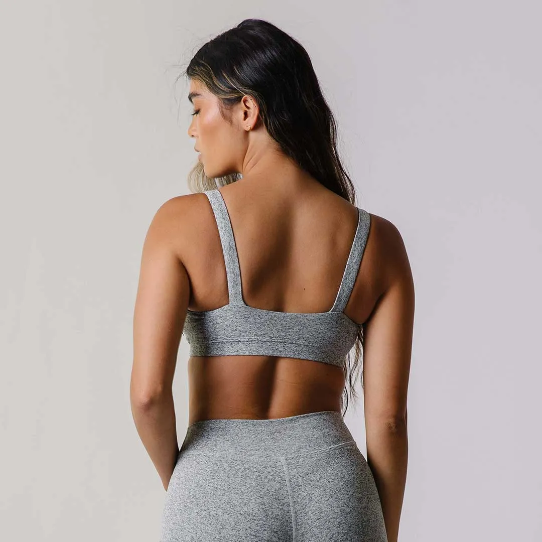 Momentum Bra, Heather Grey