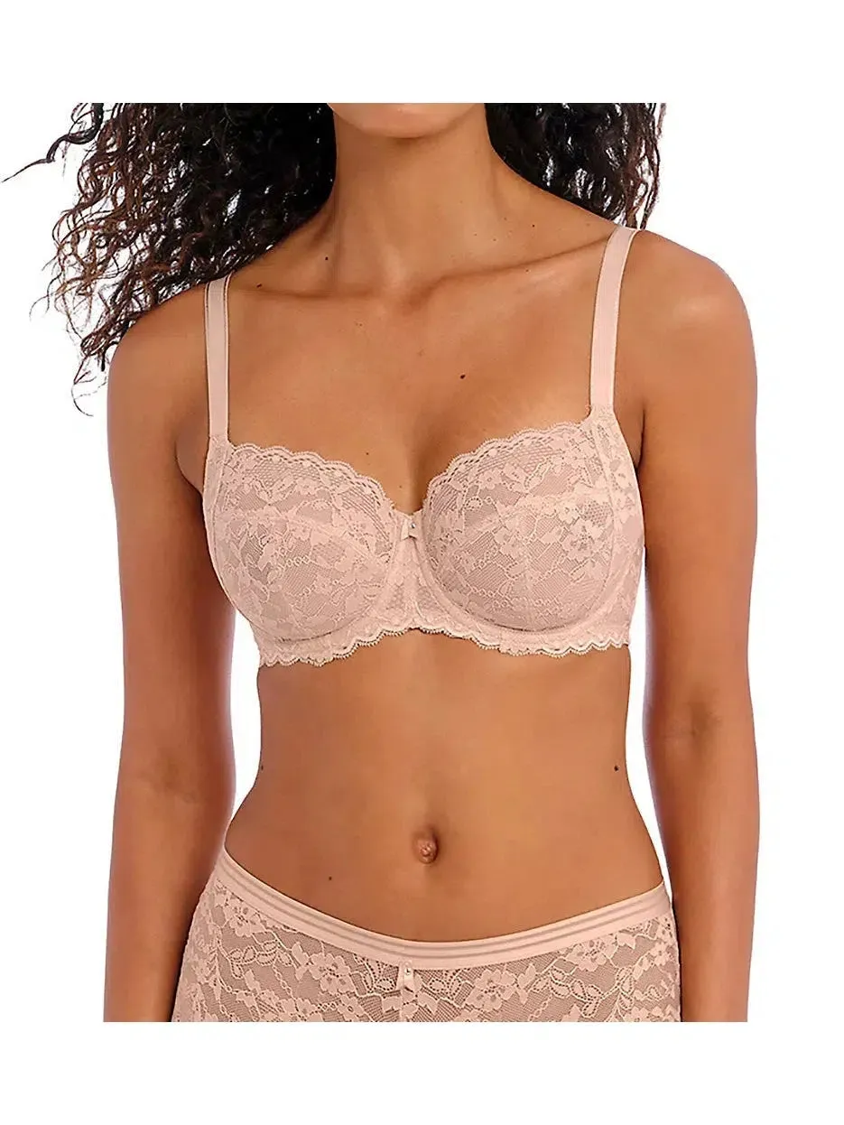 Natural Beige Offbeat Side Support Bra