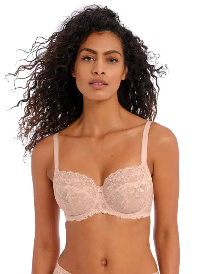 Natural Beige Offbeat Side Support Bra