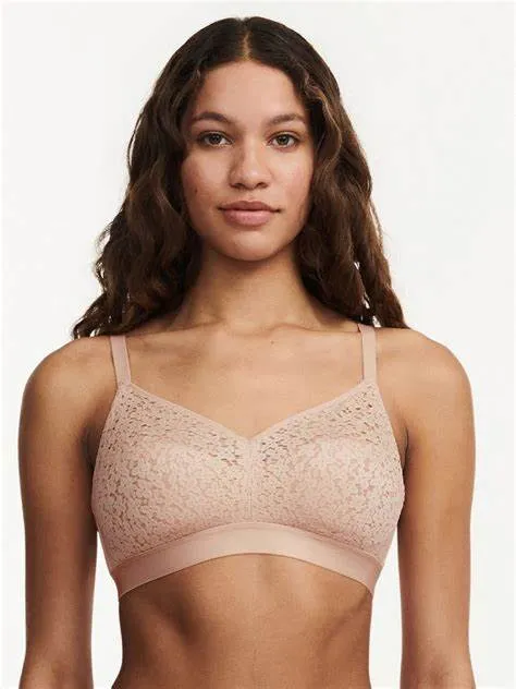 Norah Comfort Lace Wireless Bra In Nude Blush - Chantelle