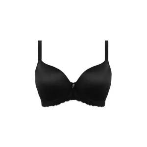 Offbeat Moulded Demi T-Shirt Bra In Black - Freya