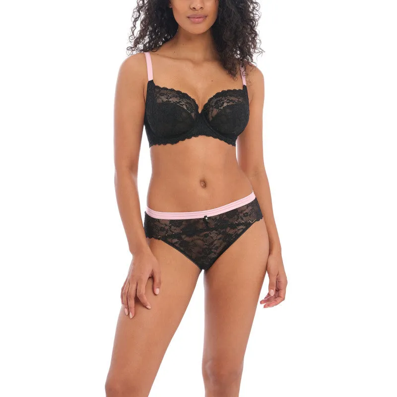 Offbeat Side Support Bra Black - Freya