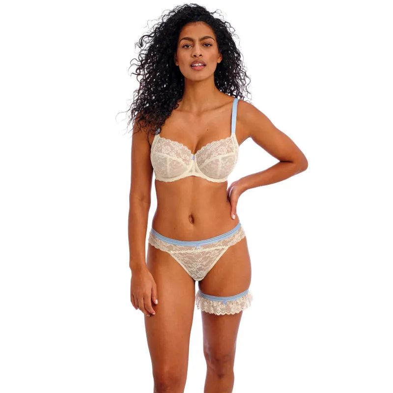 Offbeat Side Support Bra Something Blue Ivory - Freya