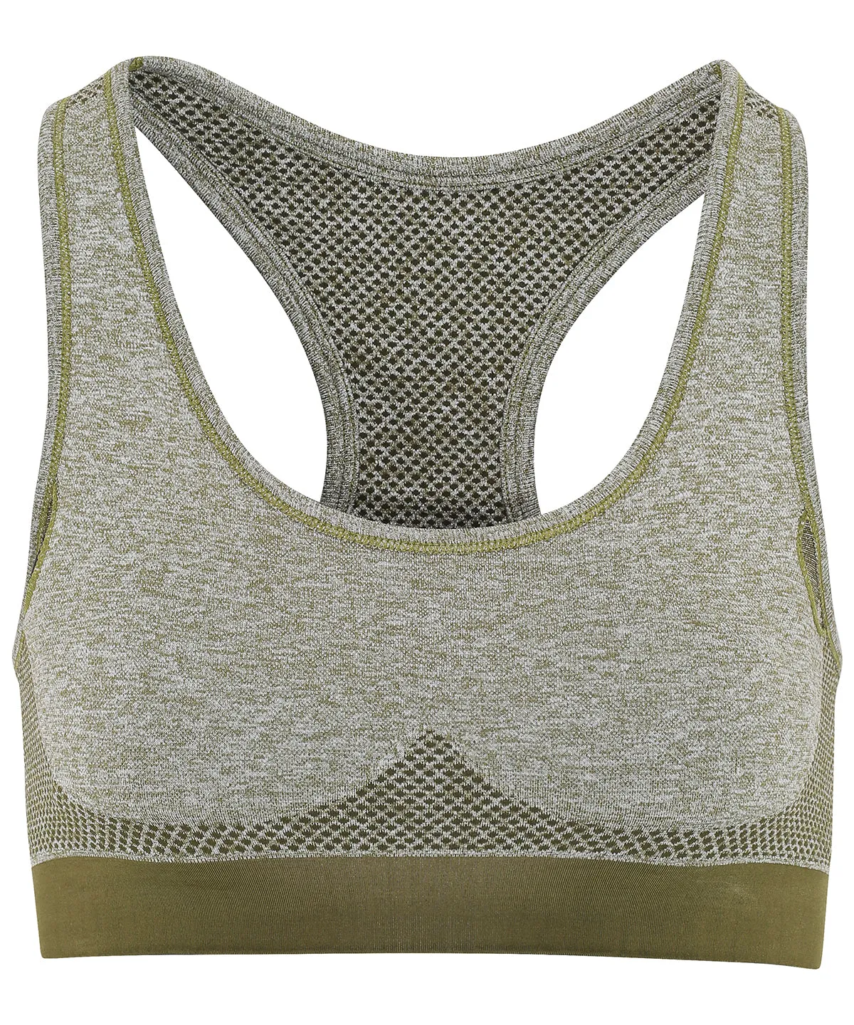 Olive - TriDri® seamless '3D fit' multi-sport sculpt bra