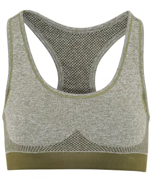 Olive - TriDri® seamless '3D fit' multi-sport sculpt bra