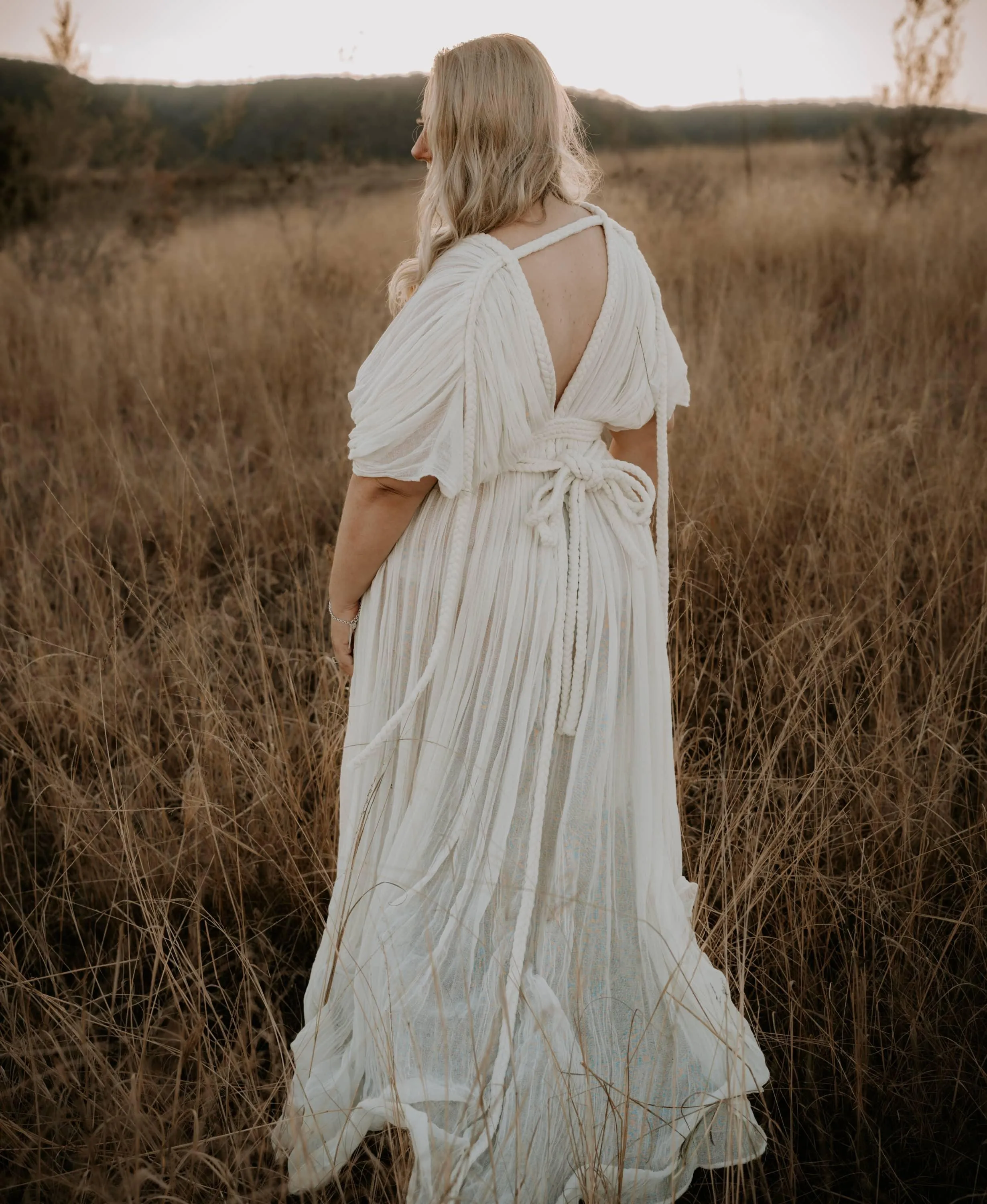 Ophelia Maxi Dress - Bone