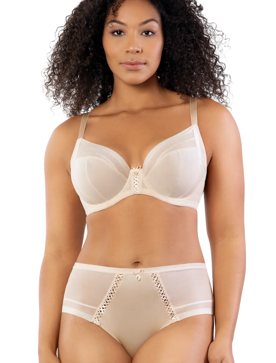 Parfait Shea Plunge Bra Underwired Unlined Bra, Bare | Beige Parfait Plunge Bra