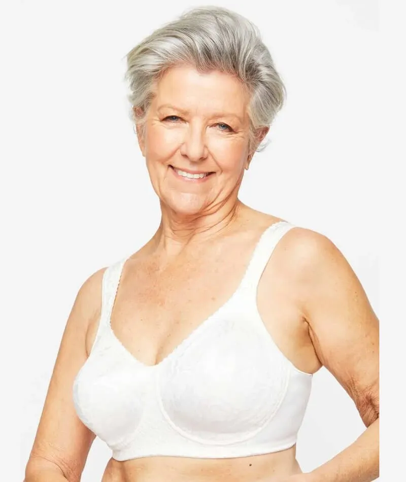 Playtex 18 Hour Ultimate Lift & Support Wire-Free Bra - White