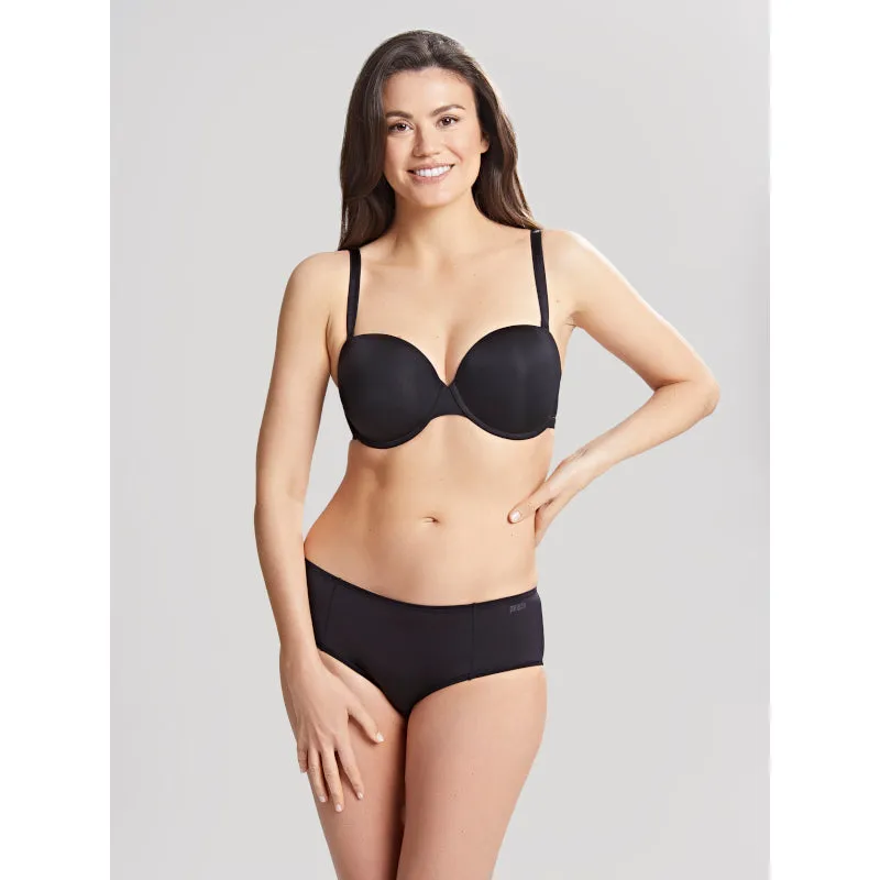 Porcelain Elan Strapless Bra Black - Panache