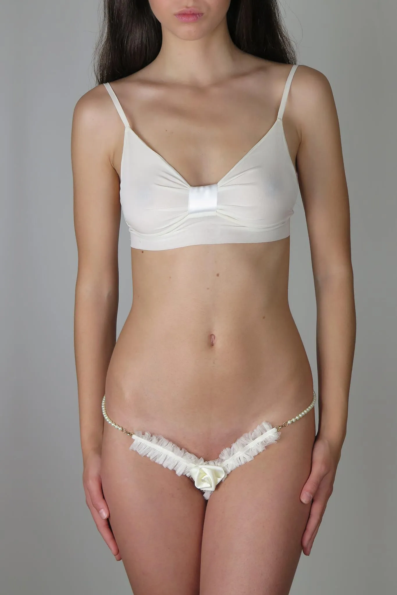 Pure Silk Chiffon Bra