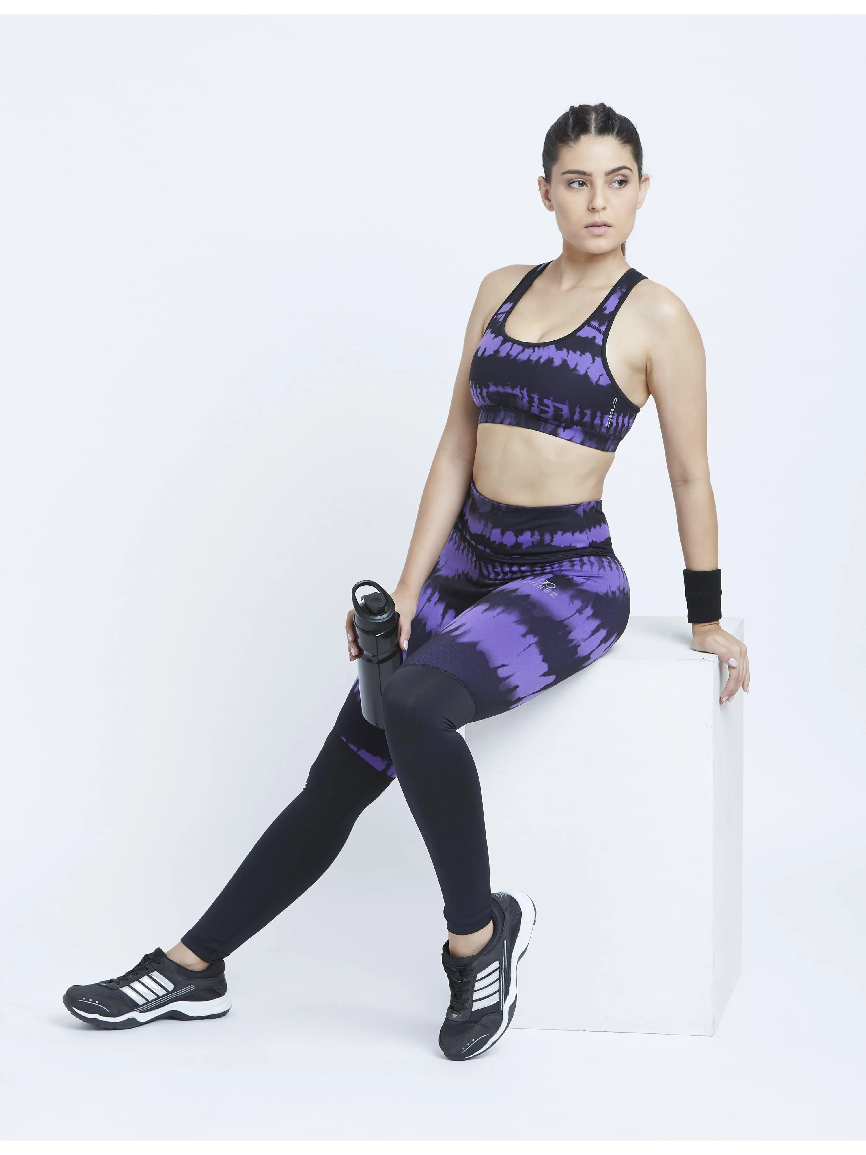 Purple Ombre Sports Bra