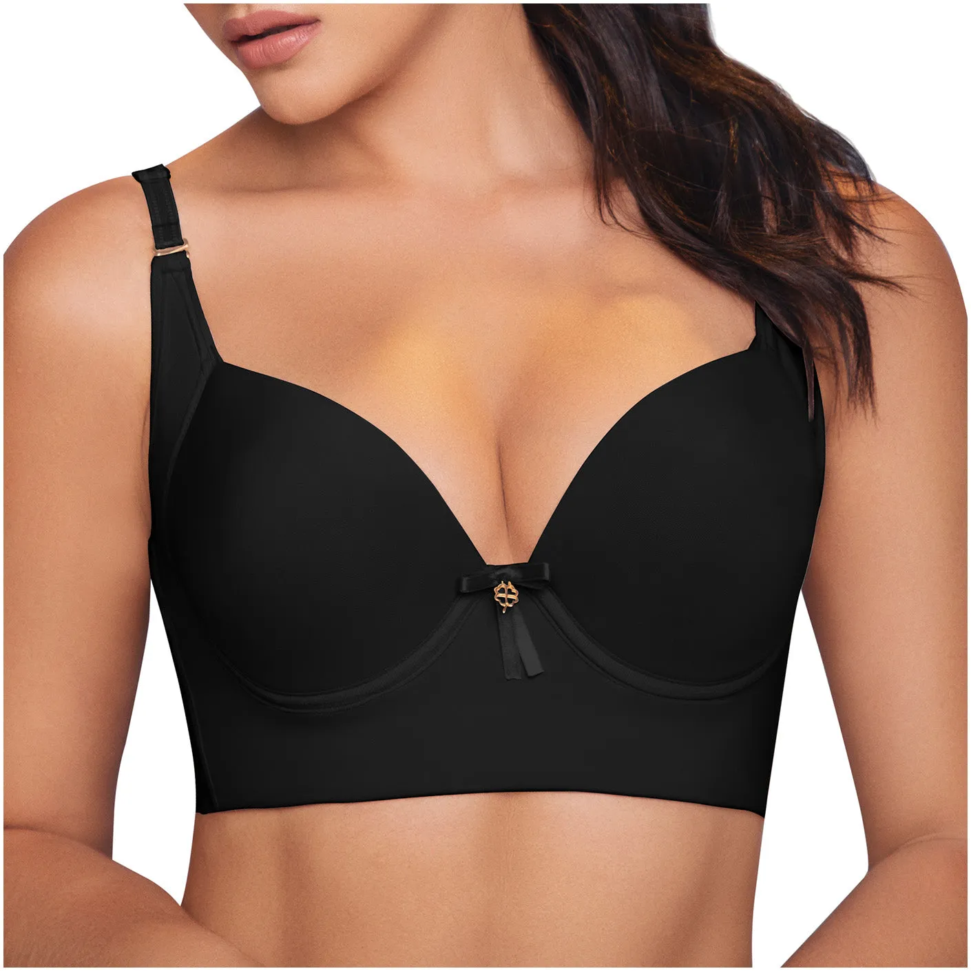 Push Up Full Cup Supportive High Back Bra for Women Sonryse C653