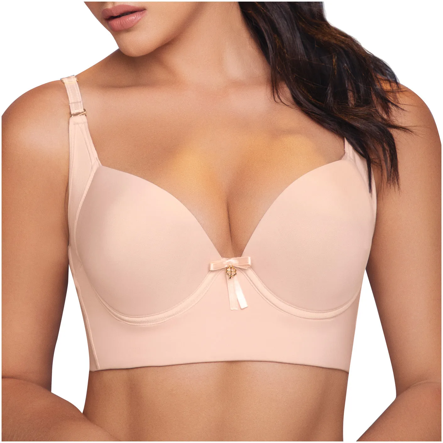 Push Up Full Cup Supportive High Back Bra for Women Sonryse C653