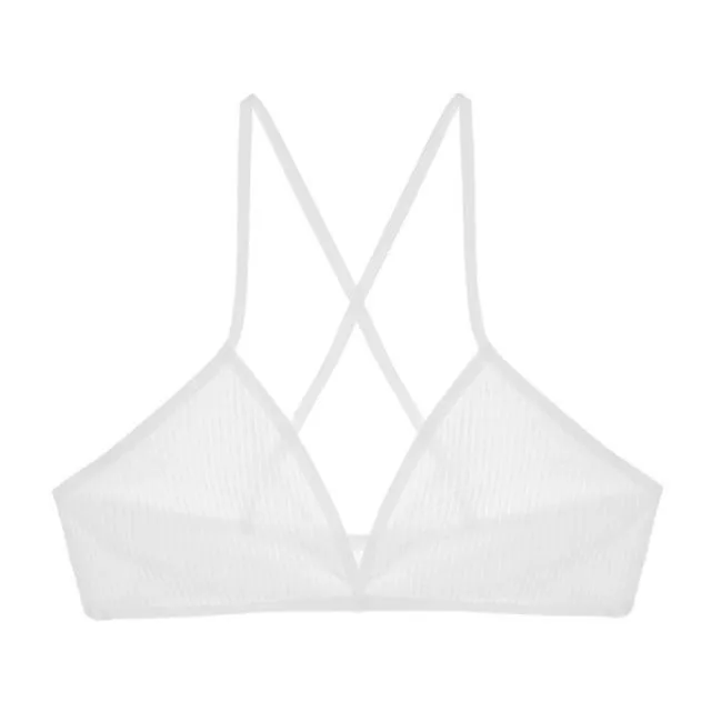 Queenral Invisible Bra Without Bones Frame for Women's Underwear Cotton Seamless Bh Comfort Crop Top Sexy Lingerie Triangle Cup Unlined