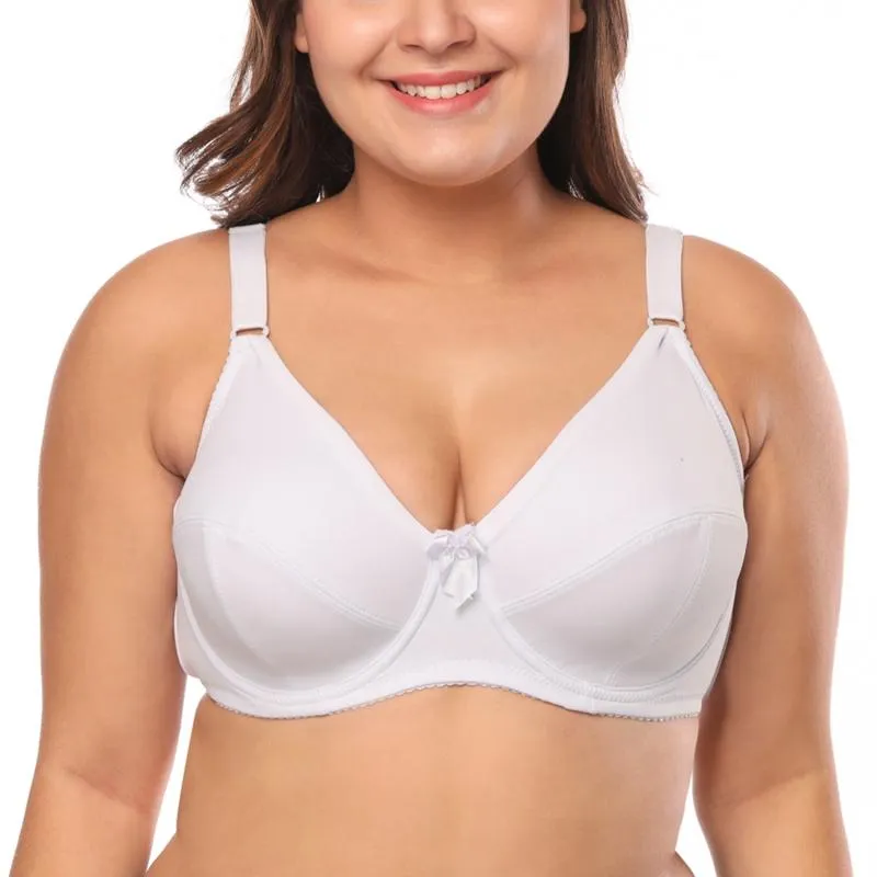 Sexy Women's Bra Unlined D Cup Lingerie Underwire Bras Plus Size Brassiere 36D-46DD