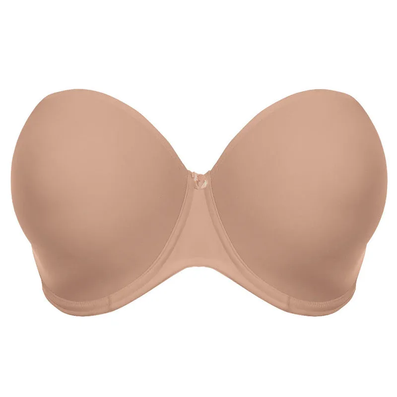 Smooth Moulded Strapless Bra Sahara Nude - Elomi