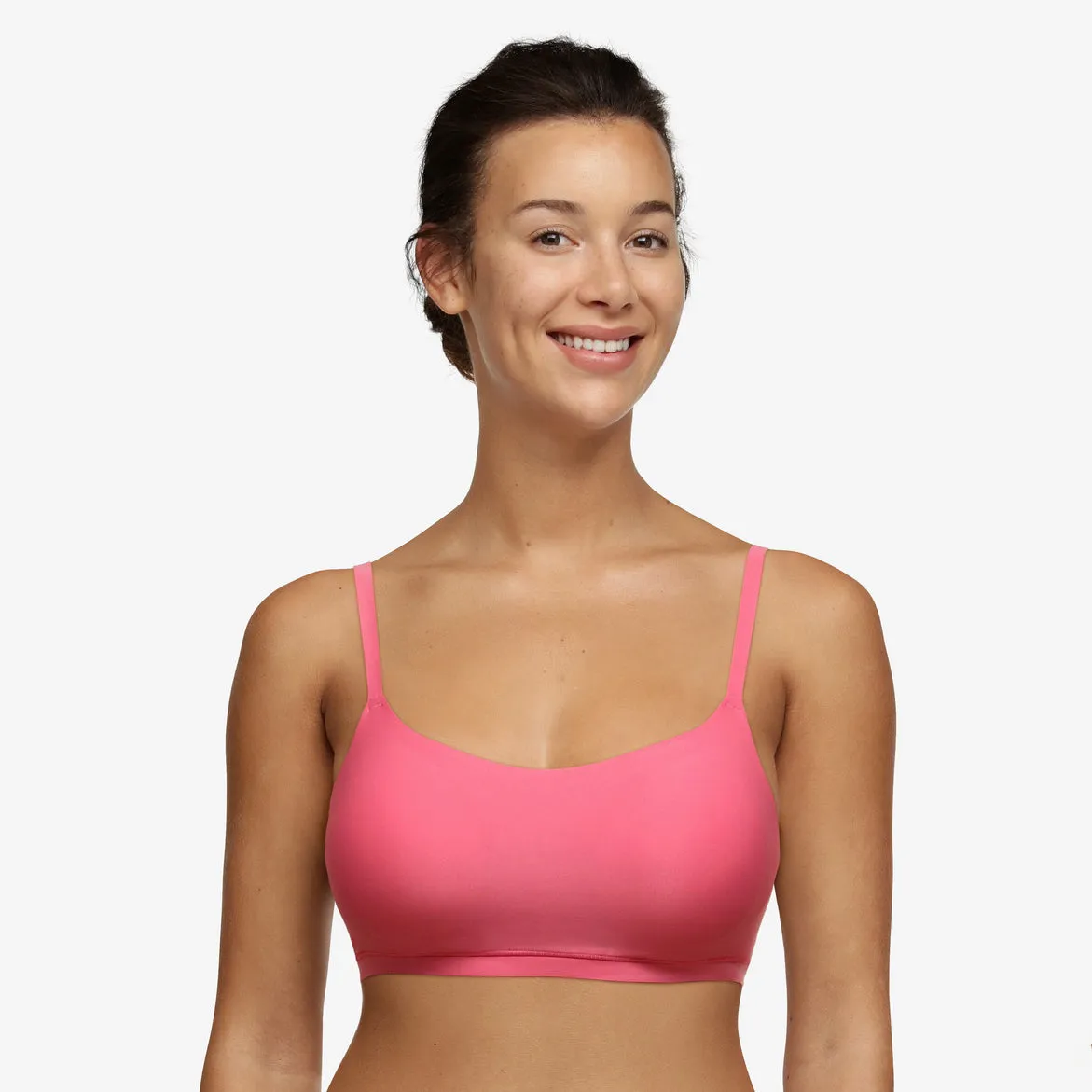 Soft Stretch Love Pink Padded Bralette