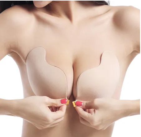 Strapless Front Closure Push Up Bra