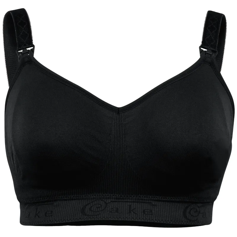 Sugar Candy Nursing Maternity Bralette Black - Cake