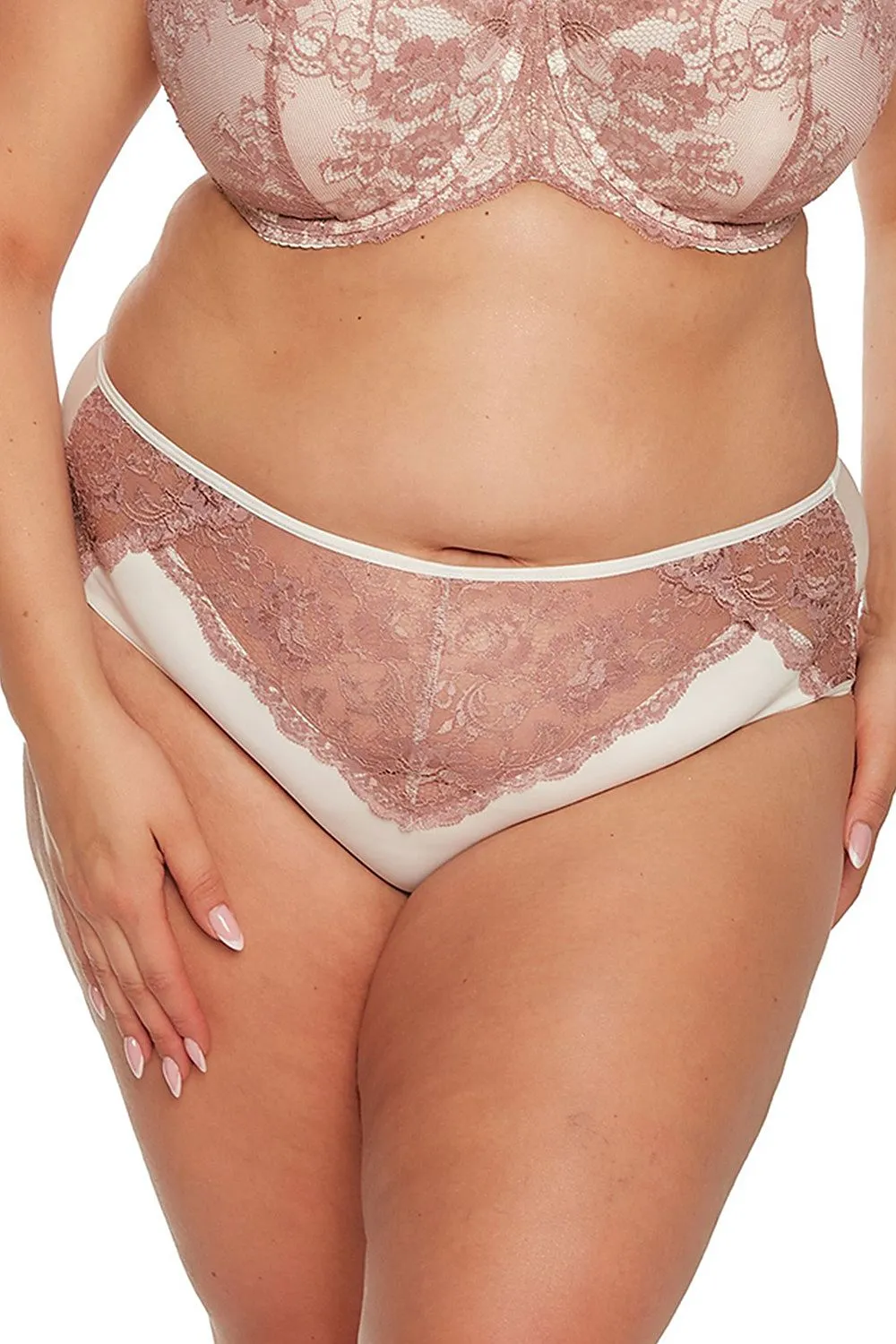 TEEK - Pink Sheer Lace Gala Panties