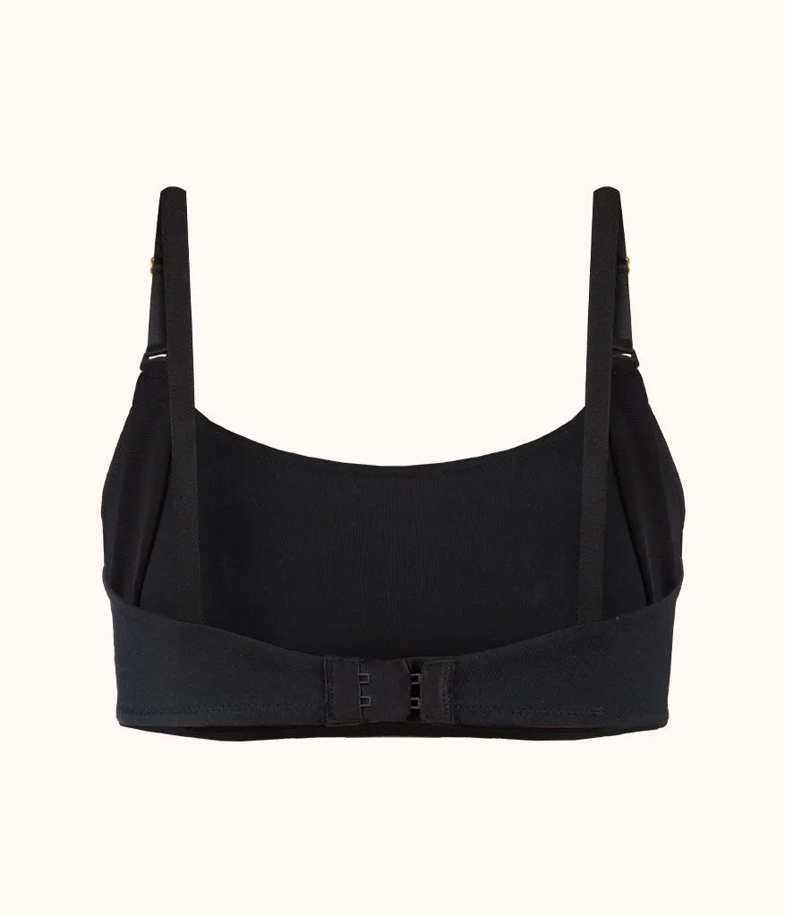 The All-Day Nursing Bralette: Jet Black