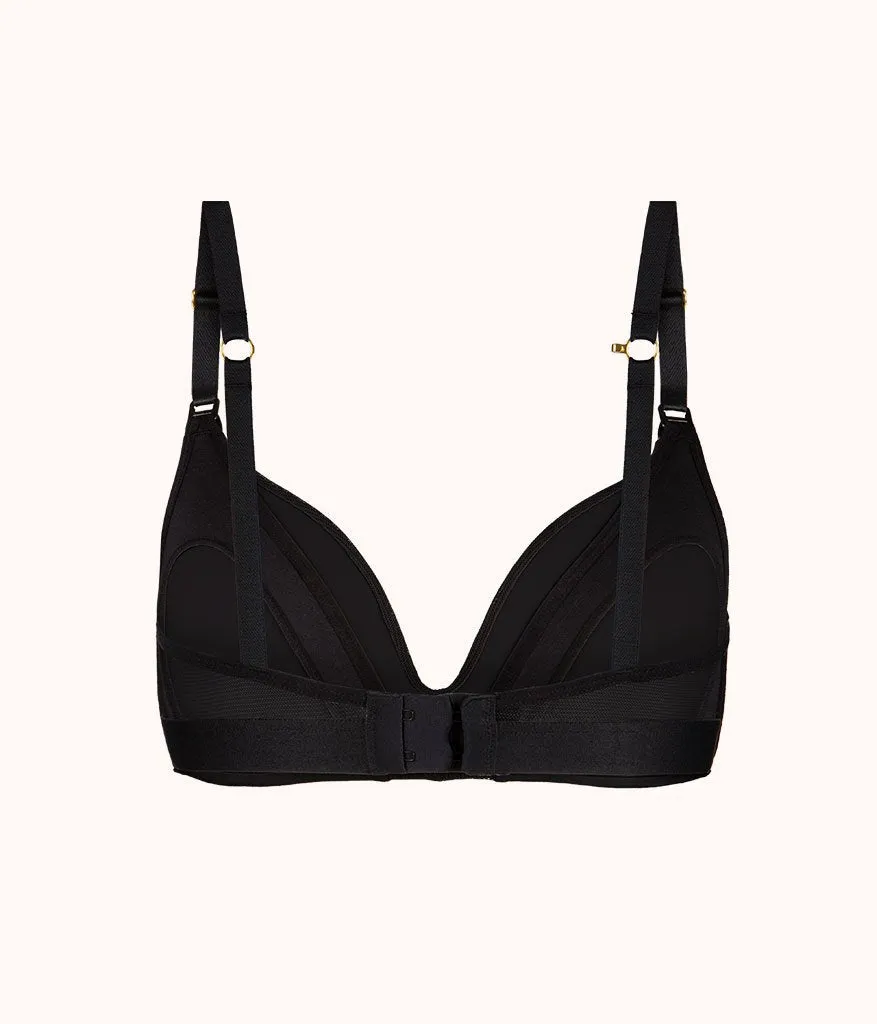 The No-Wire Nursing Bra: Jet Black