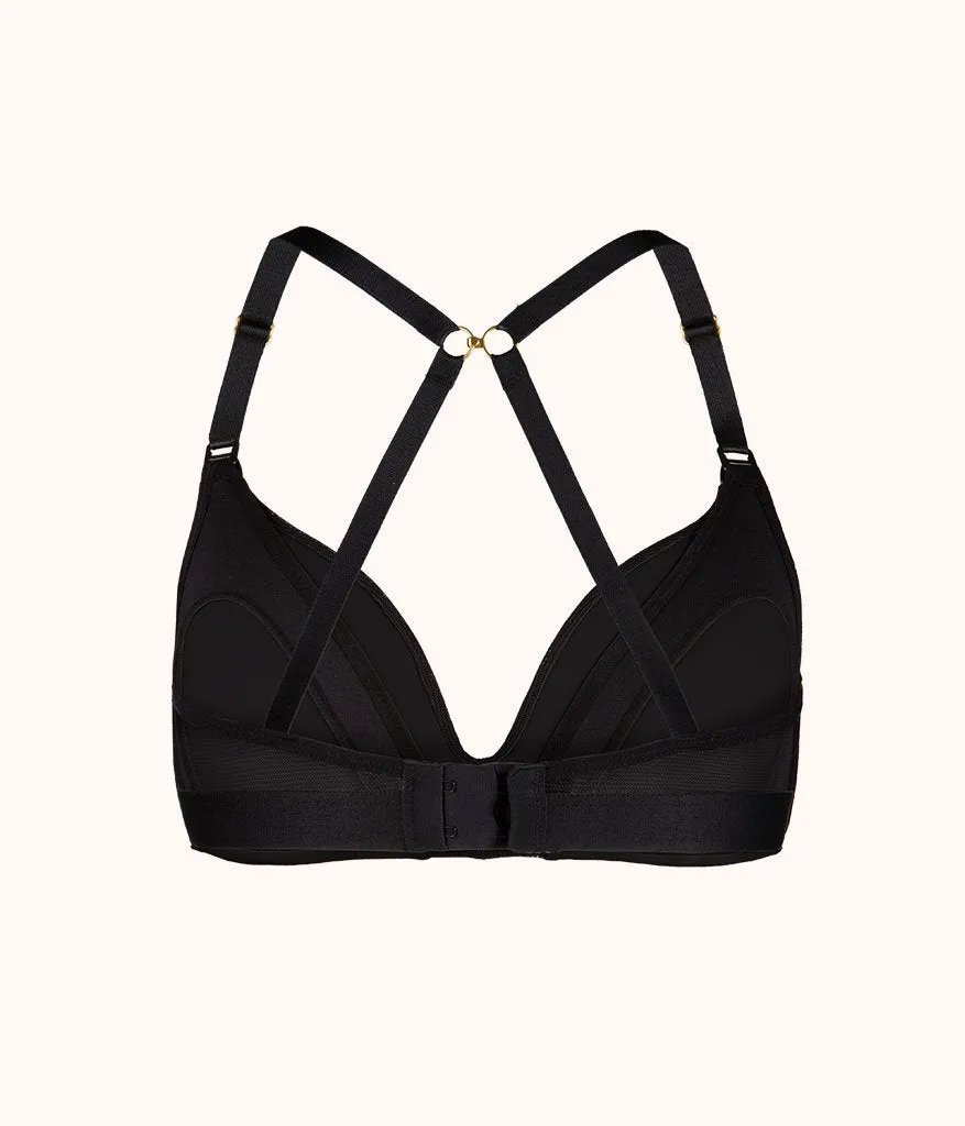 The No-Wire Nursing Bra: Jet Black