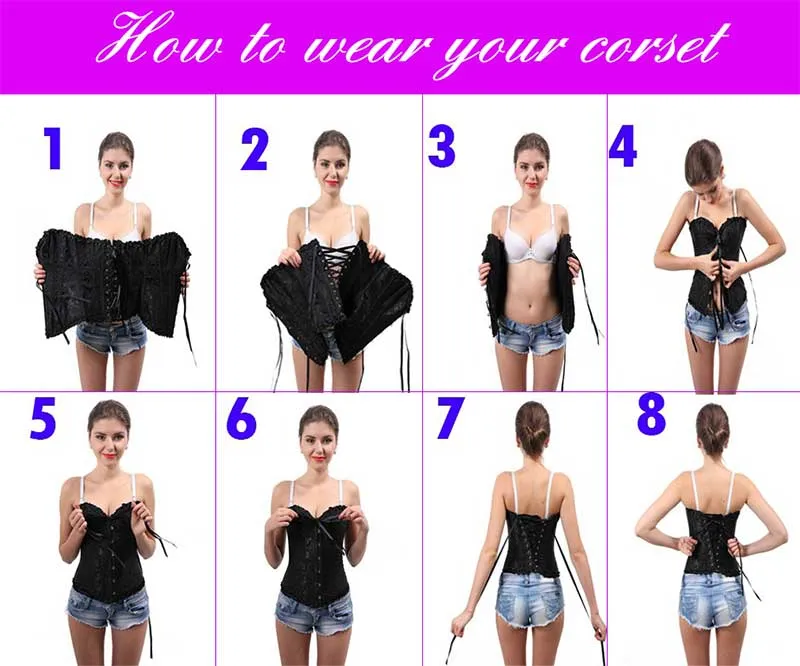 Transparent Sexy Black Corset Plus Size 6XL Corsets Overbust Fish Bone Bustier Hollow Out Corselet Front Clasp Closure Korset