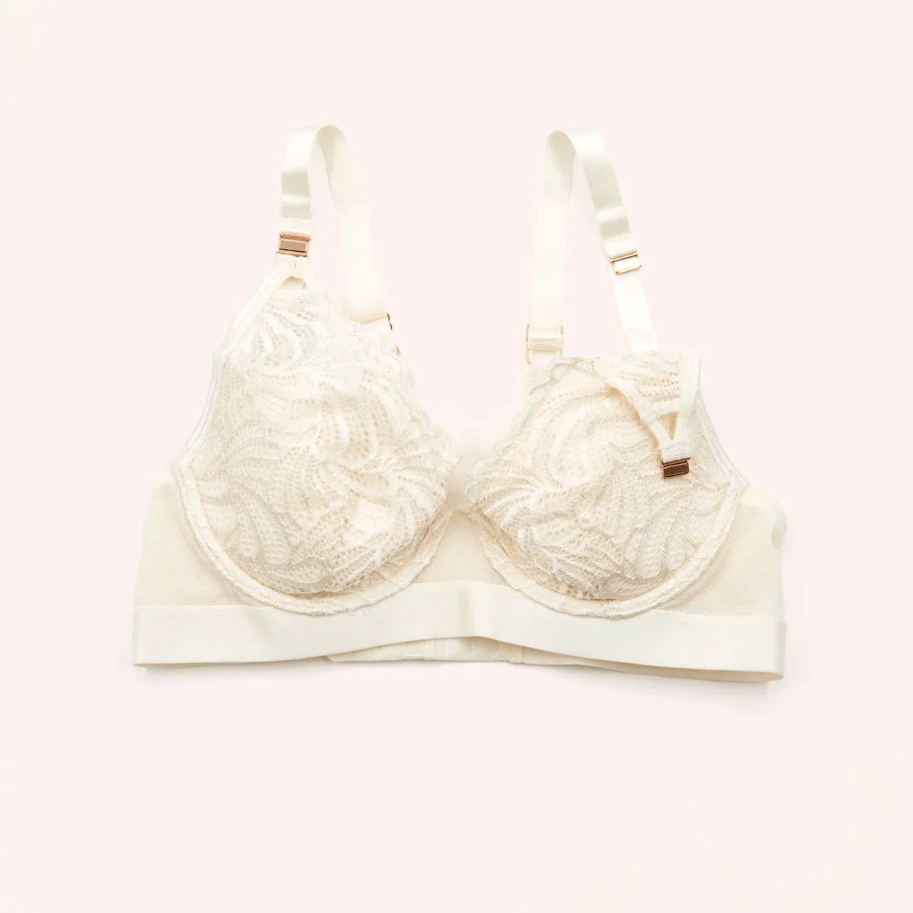 Warrior Plunge Contour Nursing Bra - Ivory