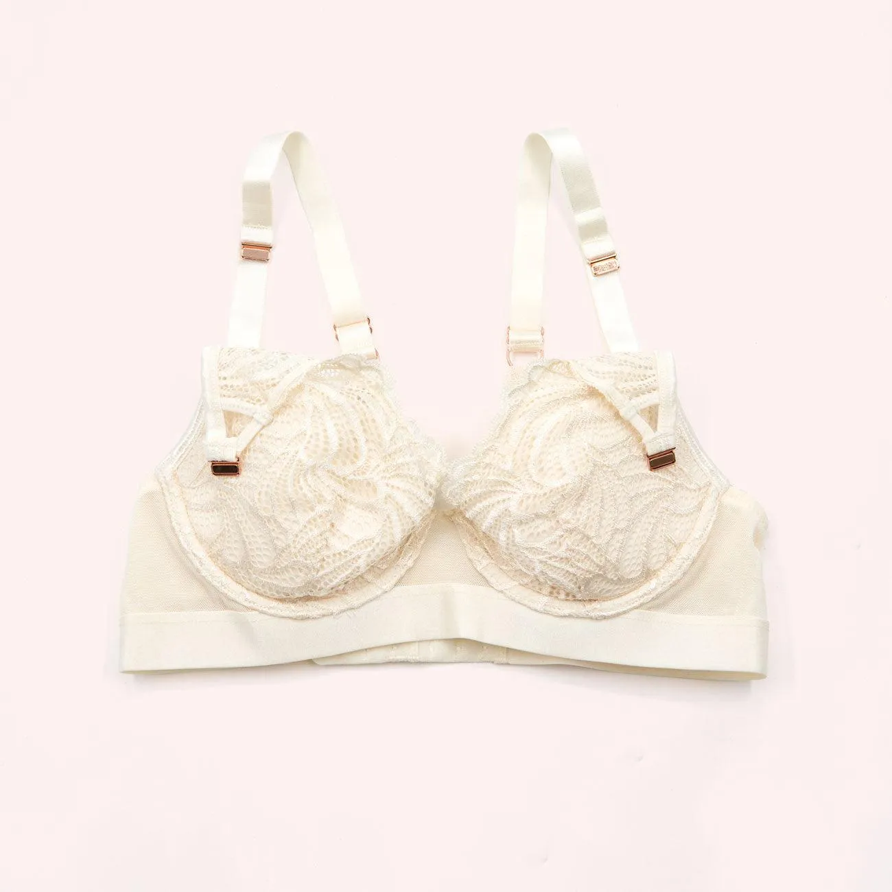 Warrior Plunge Contour Nursing Bra - Ivory