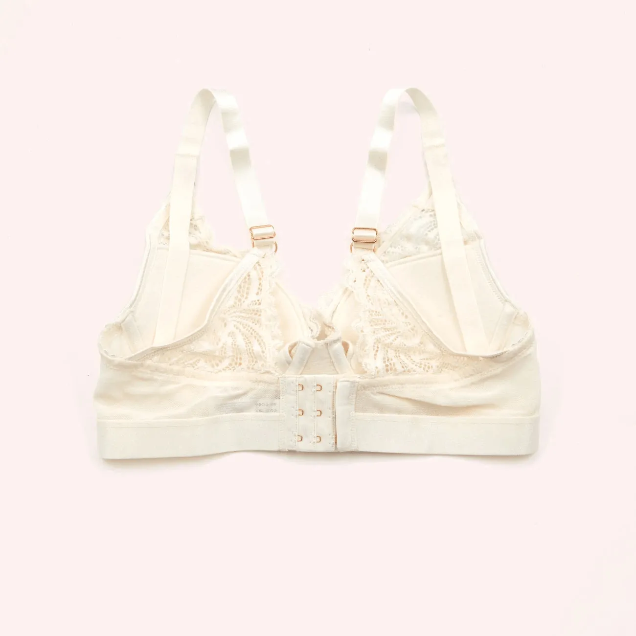 Warrior Plunge Contour Nursing Bra - Ivory