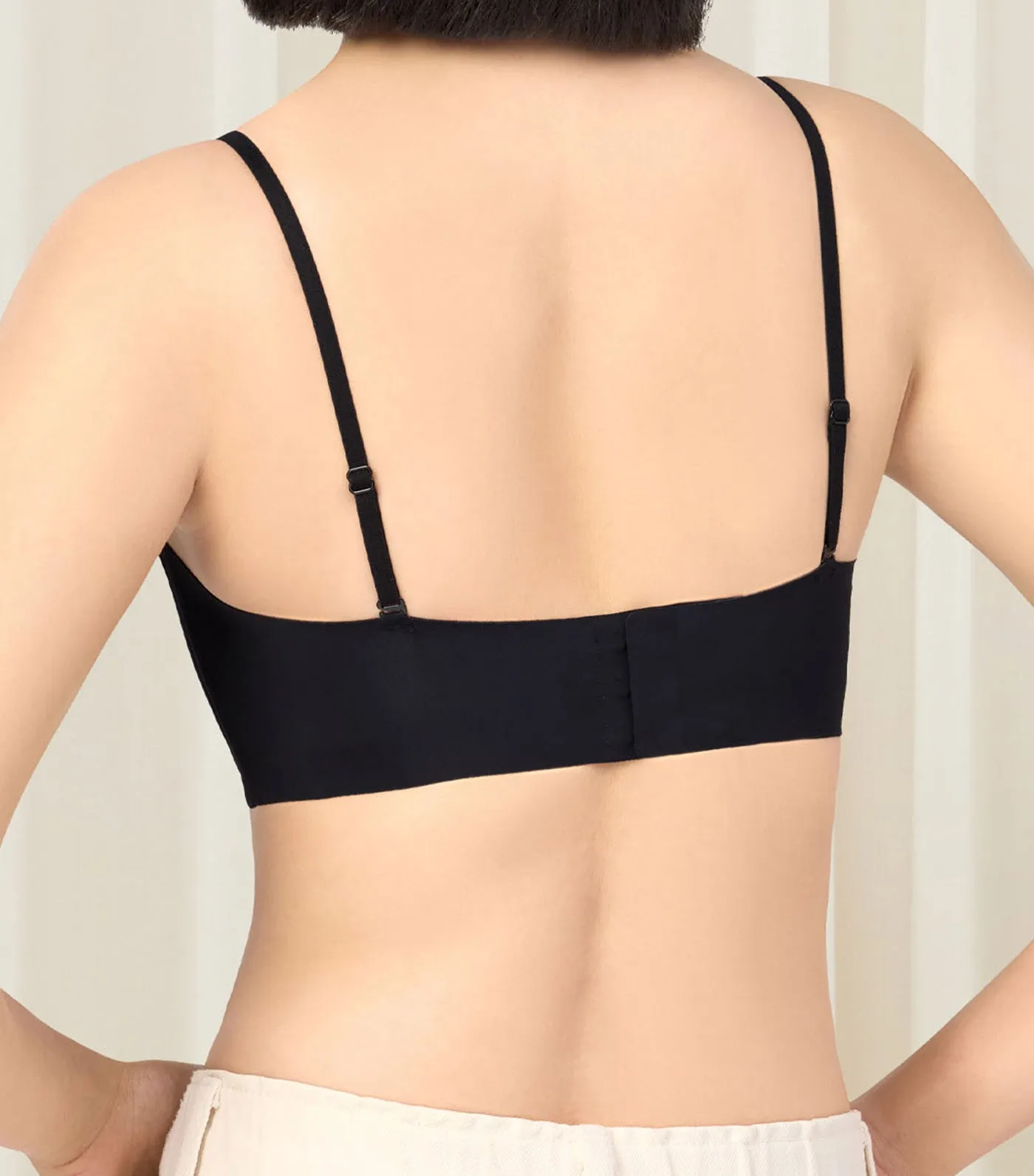 Zone Easy Padded Detachable Bra Black