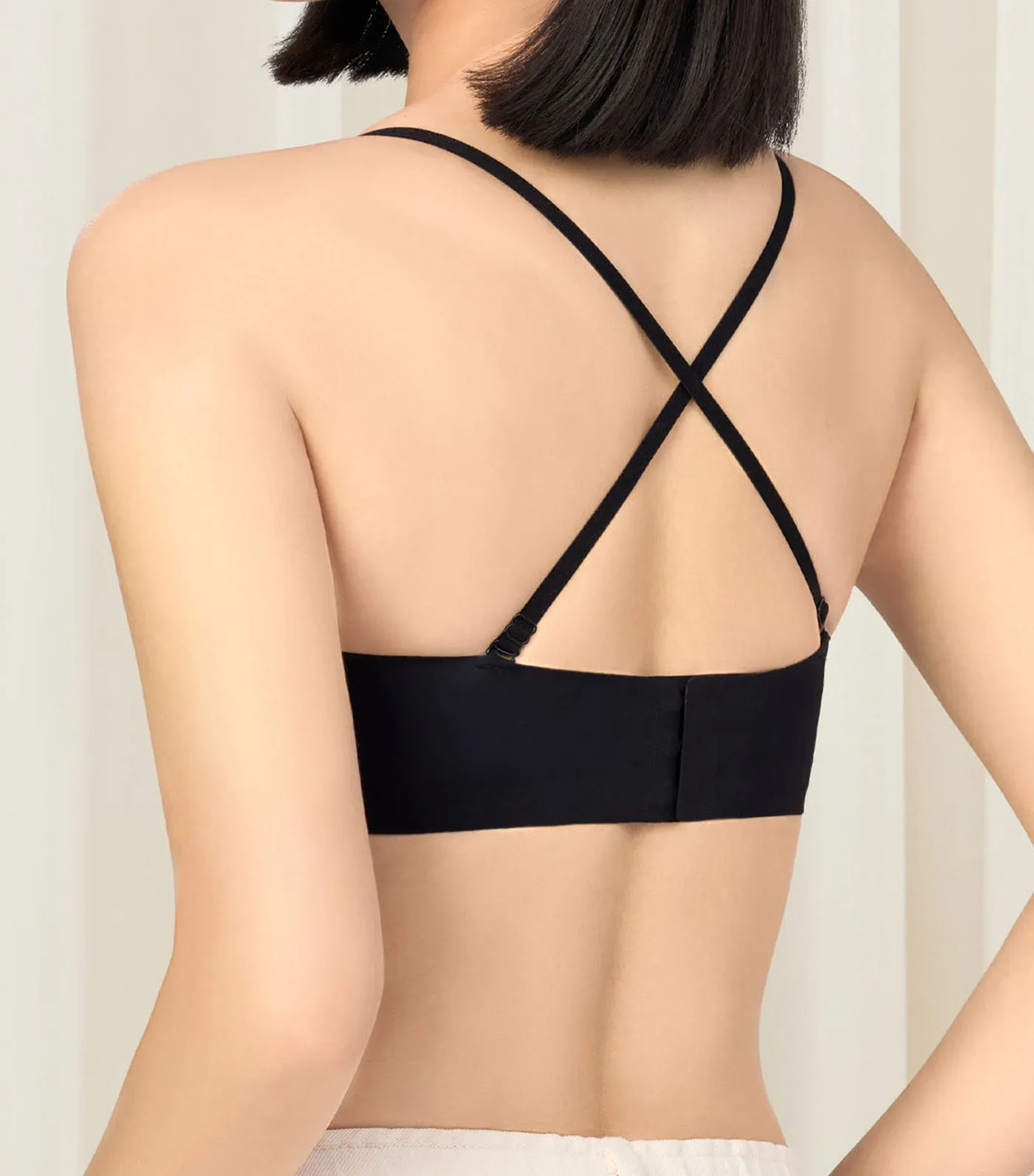 Zone Easy Padded Detachable Bra Black